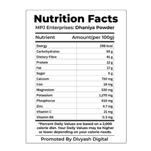 MPJ || Dhaniya Coriander Powder