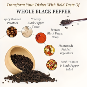 Premium Quality Dried Black Pepper (Kali Mirch)