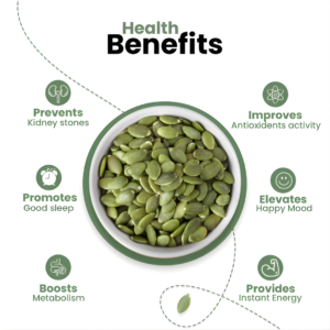 Pumpkin Seeds Raw Un-Roasted High in Fiber Healthy Snack